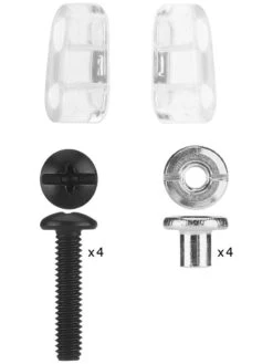 Bauer Pro Straight Visor - Clear, Medium -Hockey Pro Shop 1050370 6553