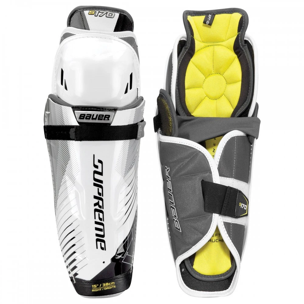 Bauer S17 Supreme S170 Ice Hockey Shin Guards - Jr 1 Bauer S17 Supreme S170 Ice Hockey Shin Guards - Jr