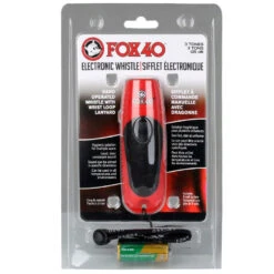 Fox 40 Electronic Hand-Operated Whistle W/ Lanyard 5 Fox 40 Electronic Hand-Operated Whistle W/ Lanyard -Hockey Pro Shop 8616 1908 9406