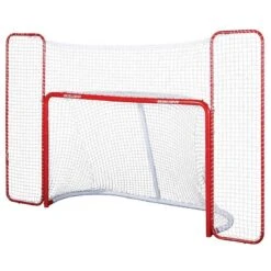 Bauer Performance Steel Hockey Goal With Backstop (6' X 4')