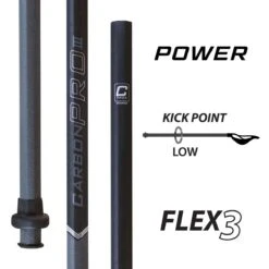ECD Carbon Pro 3.0 Lacrosse Shaft - Power -Hockey Pro Shop ECD Carbon Pro 3 Lacrosse Shaft Power 4