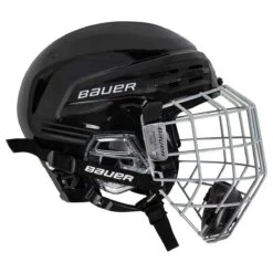 Bauer Re-Akt 85 Combo Ice Hockey Helmet -Hockey Pro Shop bauer re akt 85 combo ice hockey helmet black 3