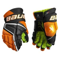 Bauer S22 Vapor 3X Ice Hockey Gloves - Junior -Hockey Pro Shop bauer s22 vapor 3x ice hockey gloves junior black orange