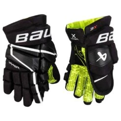 Bauer S22 Vapor 3X Ice Hockey Gloves - Junior -Hockey Pro Shop bauer s22 vapor 3x ice hockey gloves junior black white