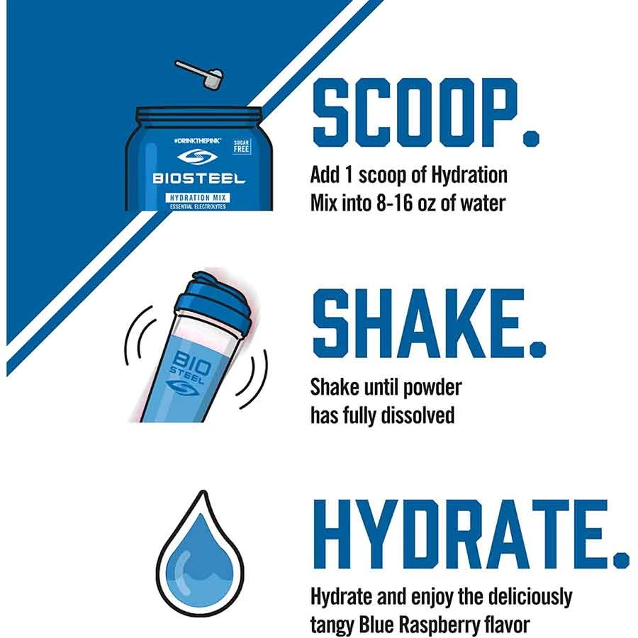 Biosteel High Performance Sports Mix - Blue Raspberry, 315g 3 Biosteel High Performance Sports Mix - Blue Raspberry, 315g - Image 3