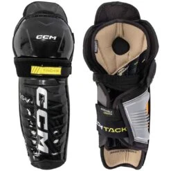 CCM S22 Tacks AS-V Ice Hockey Shin Guards - Junior