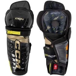 CCM S22 Tacks AS-V Pro Ice Hockey Shin Guards - Junior