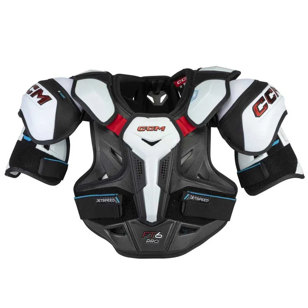 CCM S23 Jetspeed FT6 Pro Ice Hockey Shoulder Pads - Senior 1 CCM S23 Jetspeed FT6 Pro Ice Hockey Shoulder Pads - Senior
