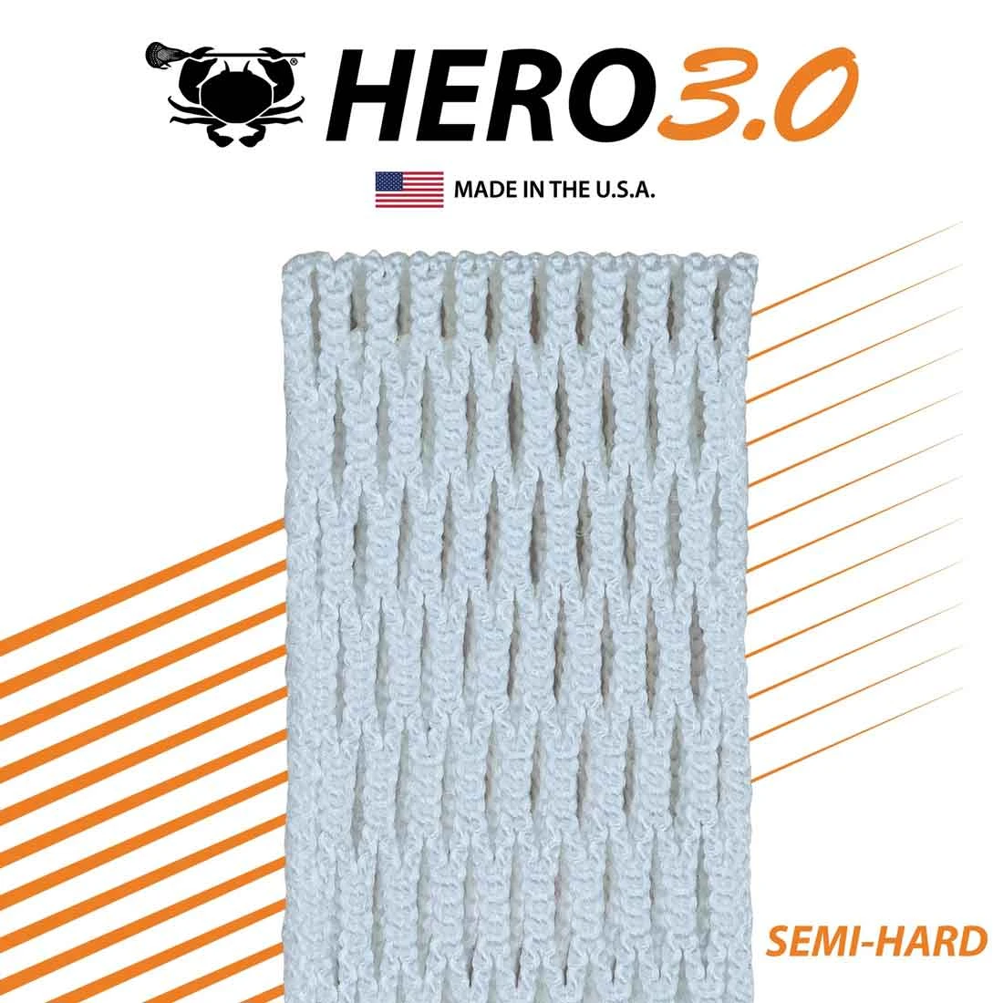 East Coast Dyes Hero 3.0 Semi-Hard Lacrosse Mesh 2 East Coast Dyes Hero 3.0 Semi-Hard Lacrosse Mesh - Image 2