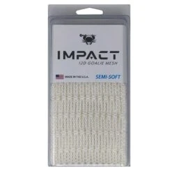 ECD Lacrosse Impact 12D Goalie Mesh - Semi-Soft -Hockey Pro Shop ecd lacrosse impact goalie mesh semi soft white
