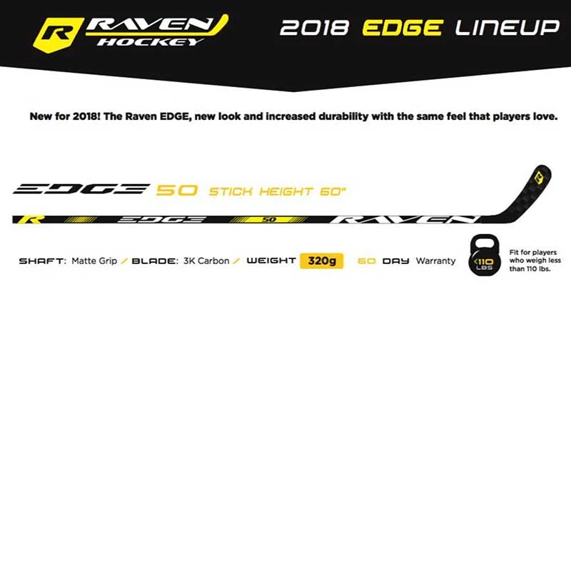Raven EDGE 50 Flex Hockey Stick - Yth. 4 Raven EDGE 50 Flex Hockey Stick - Yth. - Image 4