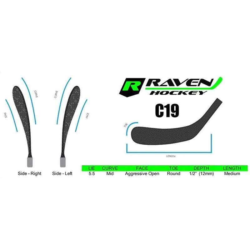 Raven EDGE 50 Flex Hockey Stick - Yth. 5 Raven EDGE 50 Flex Hockey Stick - Yth. - Image 5