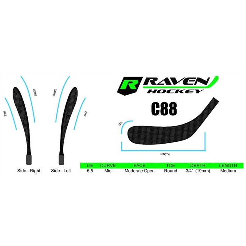Raven EDGE 50 Flex Hockey Stick - Yth. 6 Raven EDGE 50 Flex Hockey Stick - Yth. - Image 6