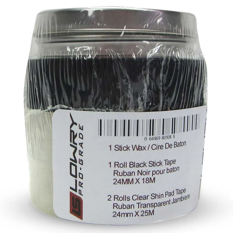 Lowry Sports Pro-Grade Hockey Tape & Wax Prepak 1 Lowry Sports Pro-Grade Hockey Tape & Wax Prepak