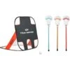 True Laxyard Backyard Lacrosse Kit (3 Short Sticks, 1 Ball, 1 Mini Goal)
