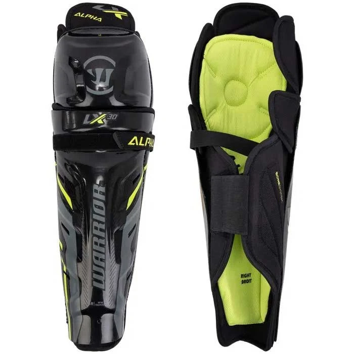 Warrior Alpha LX 30 Ice Hockey Shin Guards - Senior 1 Warrior Alpha LX 30 Ice Hockey Shin Guards - Senior
